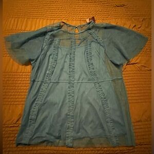 Lane Bryant NWT Sheer blouse